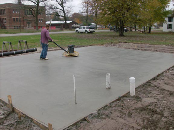 Texarkana concrete pads for RV, sheds, AC, basketball